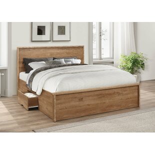 Otis wooden online sleigh bed frame